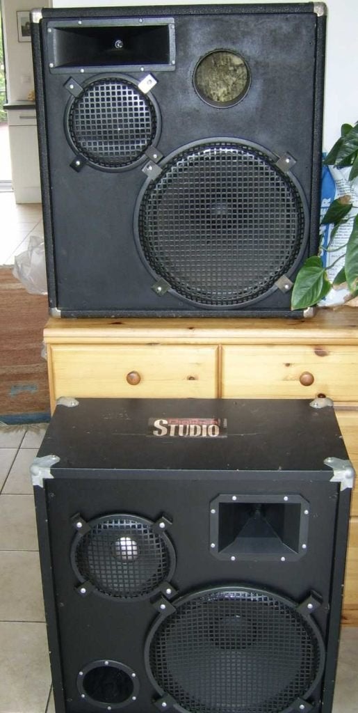 2 PA Boxen 500 Watt, Ophalen, Gebruikt, 500 tot 1000 watt, P.A.