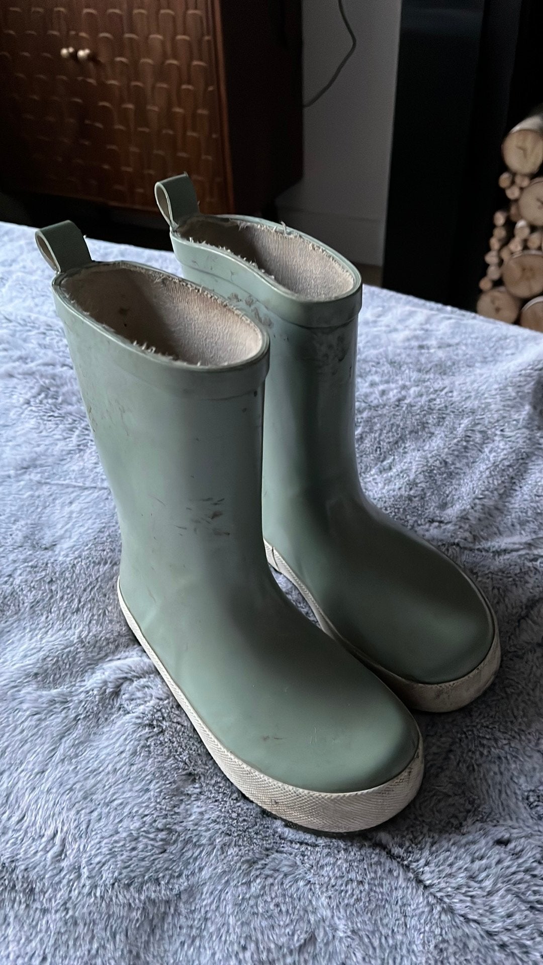 Regenlaarzen maat 28/29 Hema, Ophalen, Gebruikt, Jongen of Meisje, Laarzen