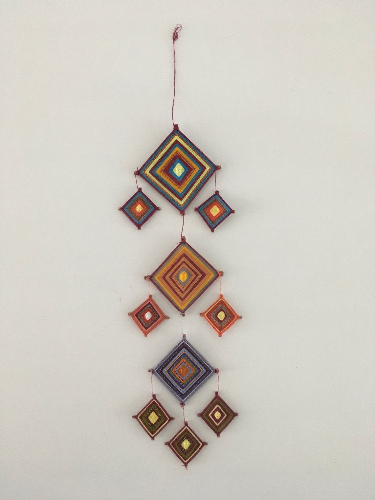 Raamhanger, Huis en Inrichting, Woonaccessoires | Wanddecoraties, Oosters, 12 cm, Meerkleurig, Textiel