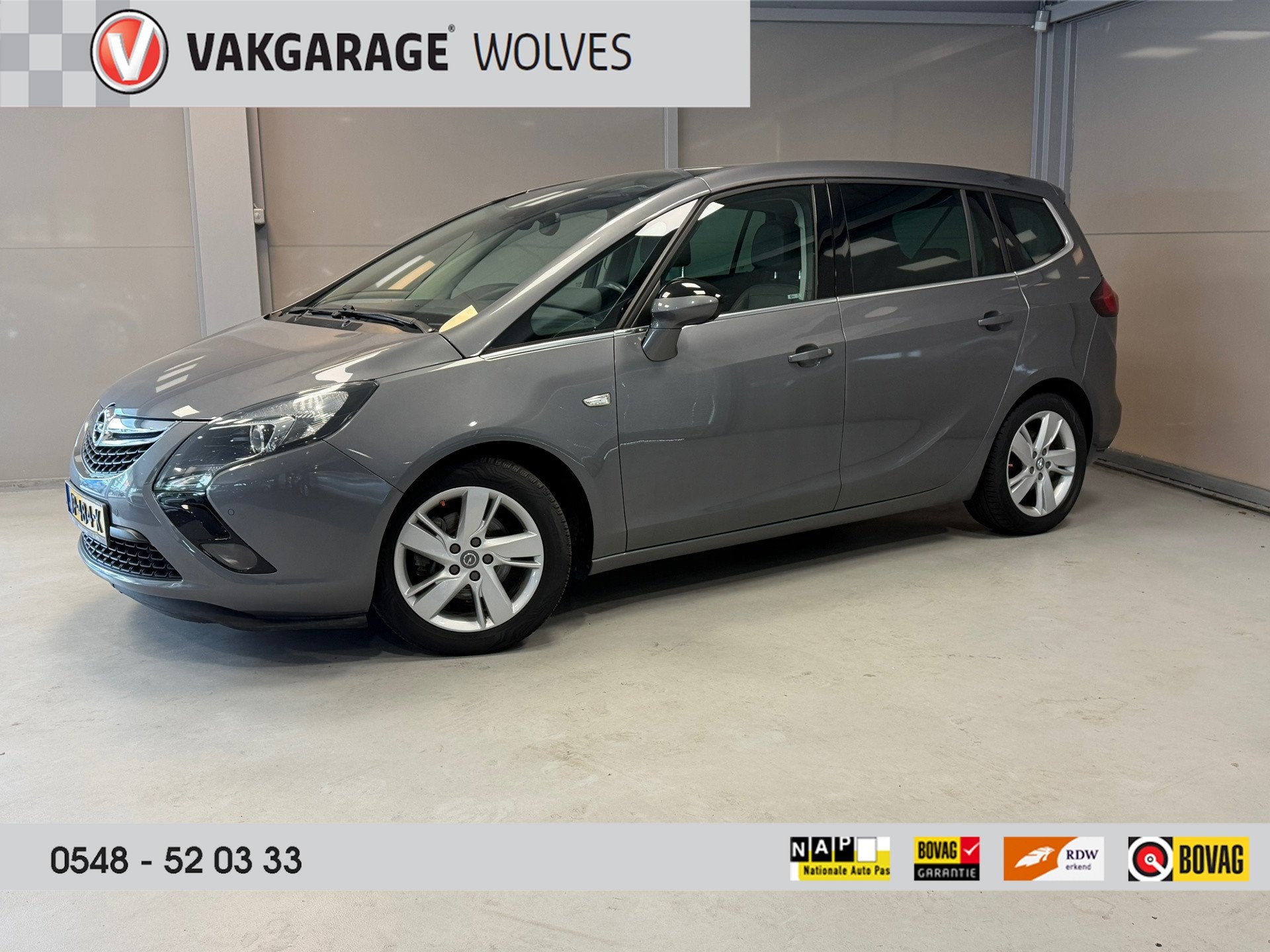Opel Zafira Tourer 1.4 Blitz 7p. | CAMERA | PANODAK | LEER |, Auto's, Opel, Bedrijf, Te koop, Zafira, ABS, Achteruitrijcamera