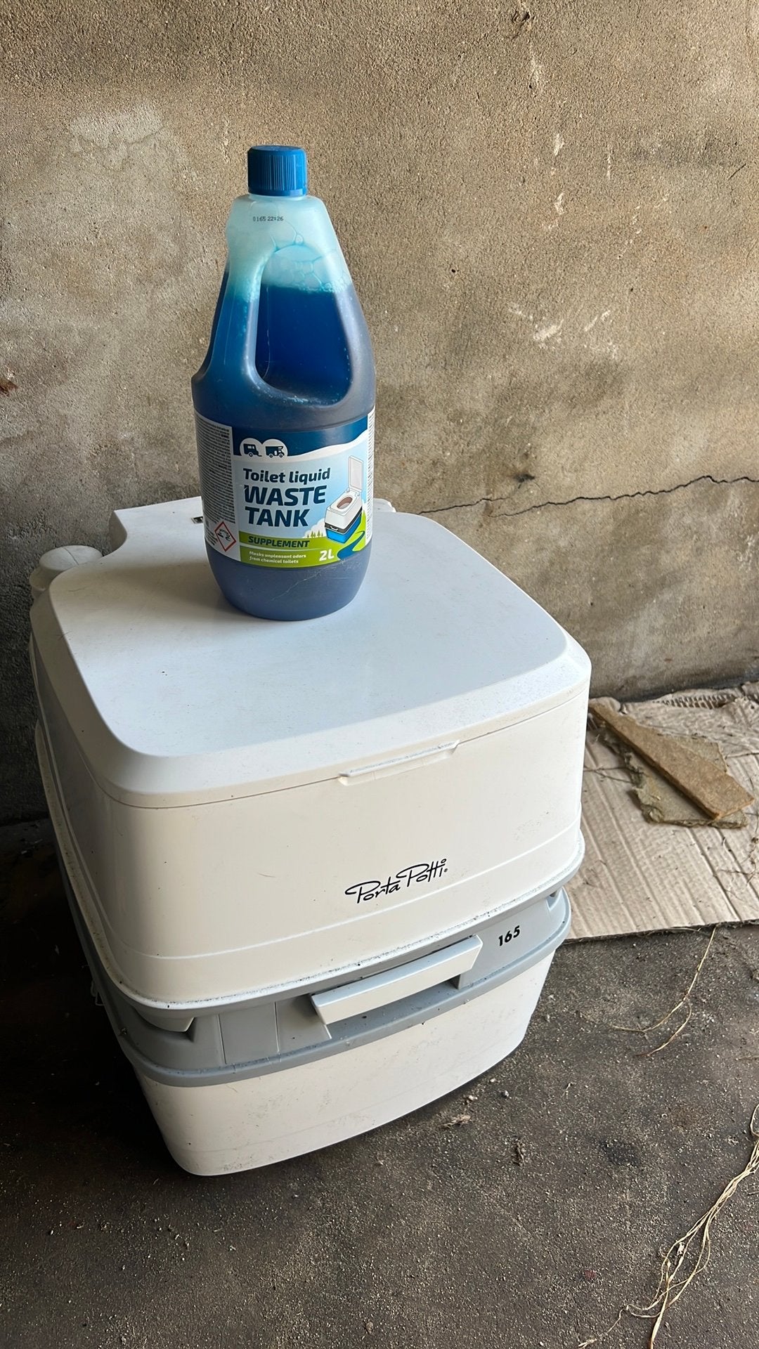 PortaPotti - camper caravan vrijstaand draagbaar toilet, Ophalen, Gebruikt