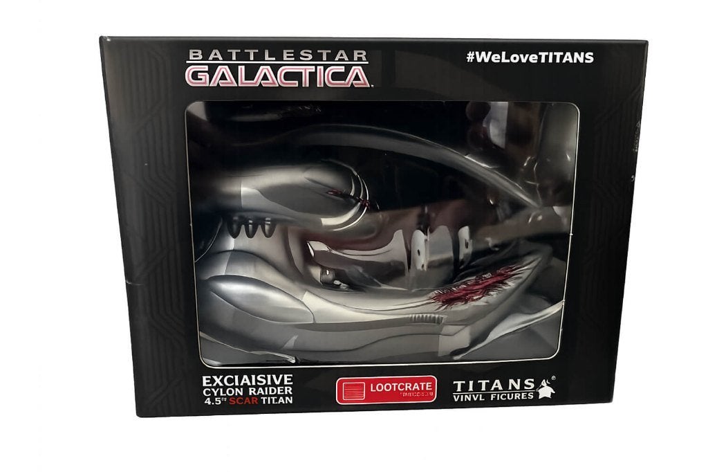 Battlestar Galactica Titans Vinyl, Verzenden, Zo goed als nieuw, Tv, Beeldje, Replica of Model