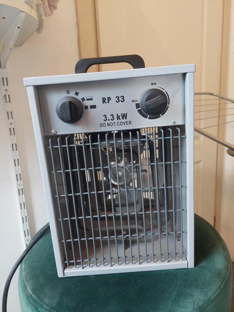 Climameister RP 33 Draagbare Elektrische Kachel 3.3 kW, Overige soorten, Elektrisch, Ophalen of Verzenden, Zo goed als nieuw