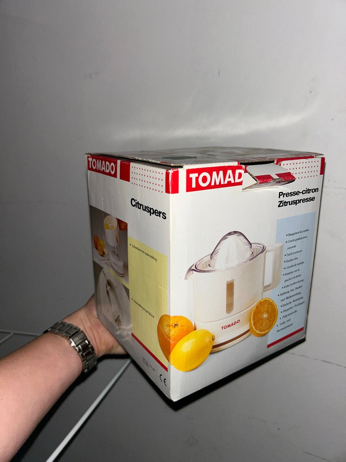 TOMADO Citruspers - Nieuw in doos, Ophalen of Verzenden, Nieuw