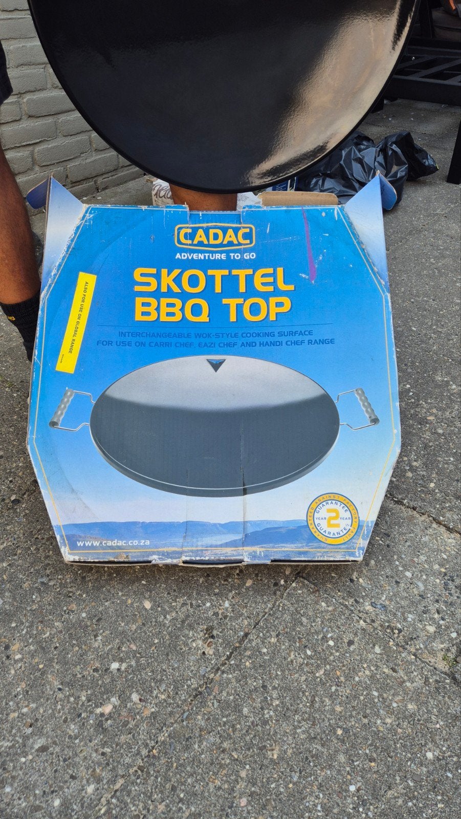 Cadac skottel wokpan, Tuin en Terras, Ophalen, Zo goed als nieuw, Cadac skottel