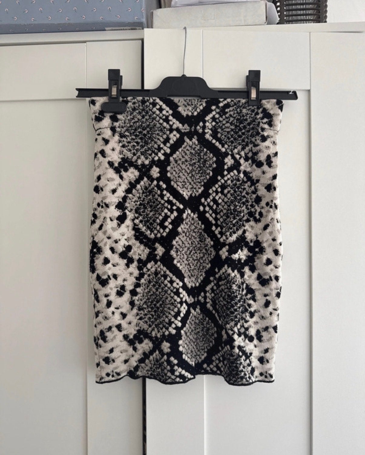 Zara slang print rok maat S, Zwart, Ophalen of Verzenden, Maat 36 (S), Gedragen