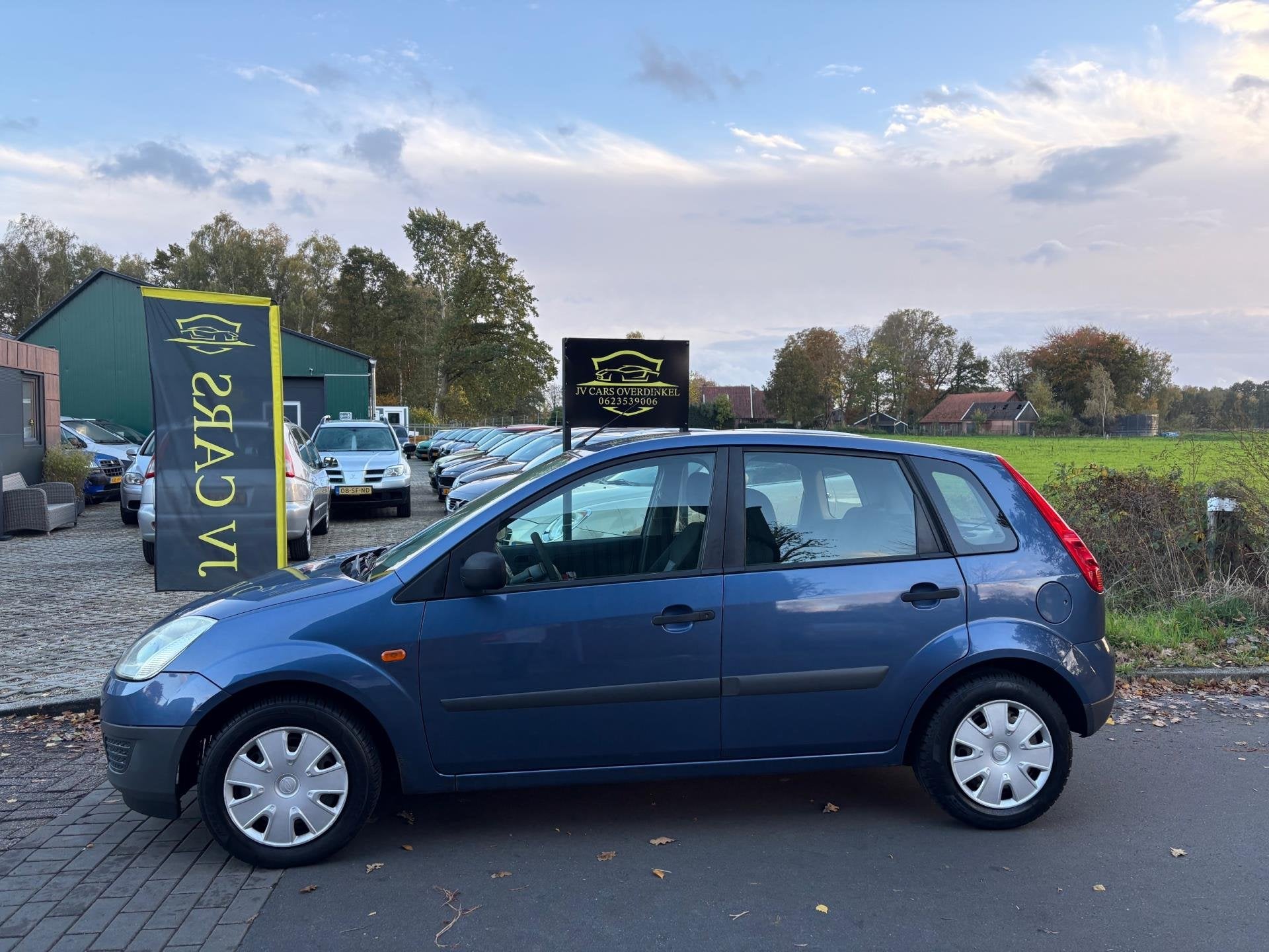 Ford Fiesta 1.4-16V Ambiente,WEINIG KM,AIRCO,ELEKT PAKKET,CE, Voorwielaandrijving, 4 cilinders, Blauw, Handgeschakeld