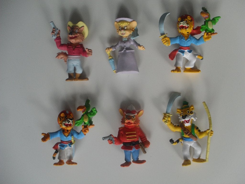 Sandokan star toys pvc figuren set tekenfilm, Verzamelen, Verzenden, Overige figuren, Zo goed als nieuw, Beeldje of Figuurtje