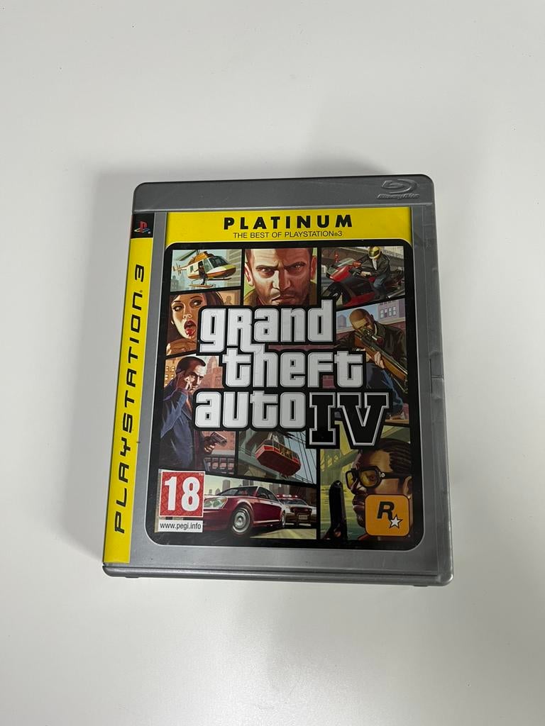 GTA 4 platinum ps3, Spelcomputers en Games, Games | Sony PlayStation 3, Avontuur en Actie, Vanaf 18 jaar, 1 speler, Ophalen of Verzenden