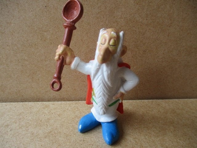 adv10859 asterix poppetje 7, Verzamelen, Ophalen, Asterix en Obelix, Gebruikt, Beeldje of Figuurtje