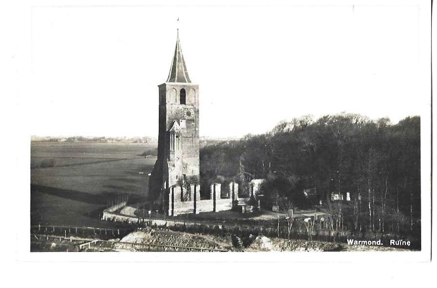 Warmond, Ophalen of Verzenden, 1940 tot 1960, Gelopen, Zuid-Holland