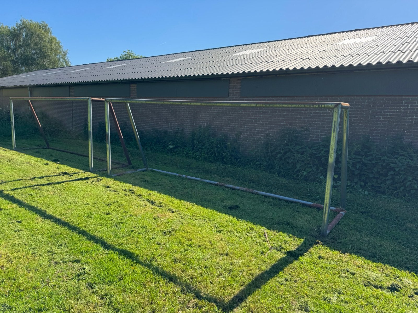 Maatwerk gelaste voetbaldoelen, Sport en Fitness, Maat XS of kleiner, Ophalen, Gebruikt, Overige typen