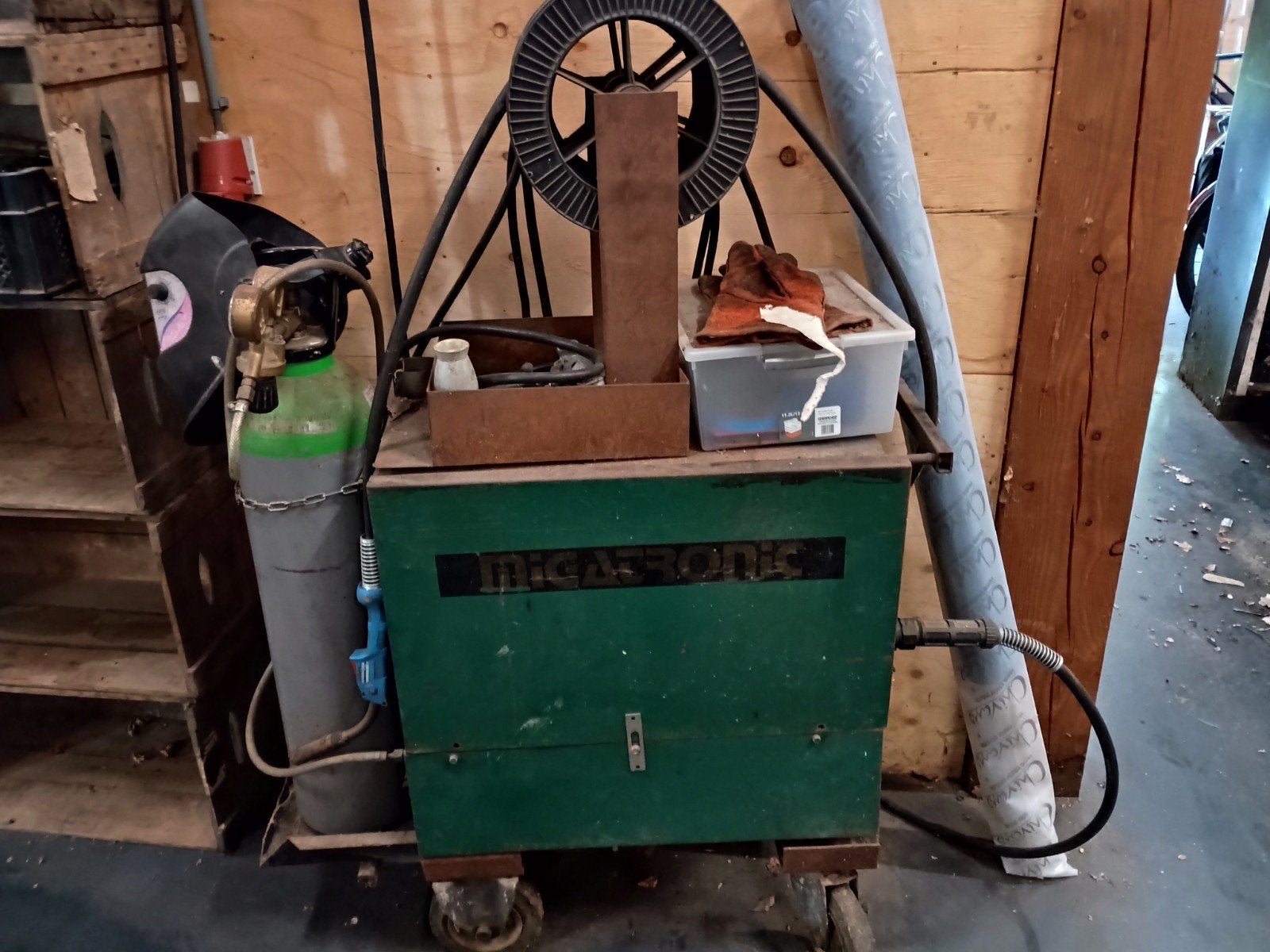 Migatronic 325 Compact lasapparaat, Ophalen of Verzenden, Gebruikt, 250 ampère of meer, Co2
