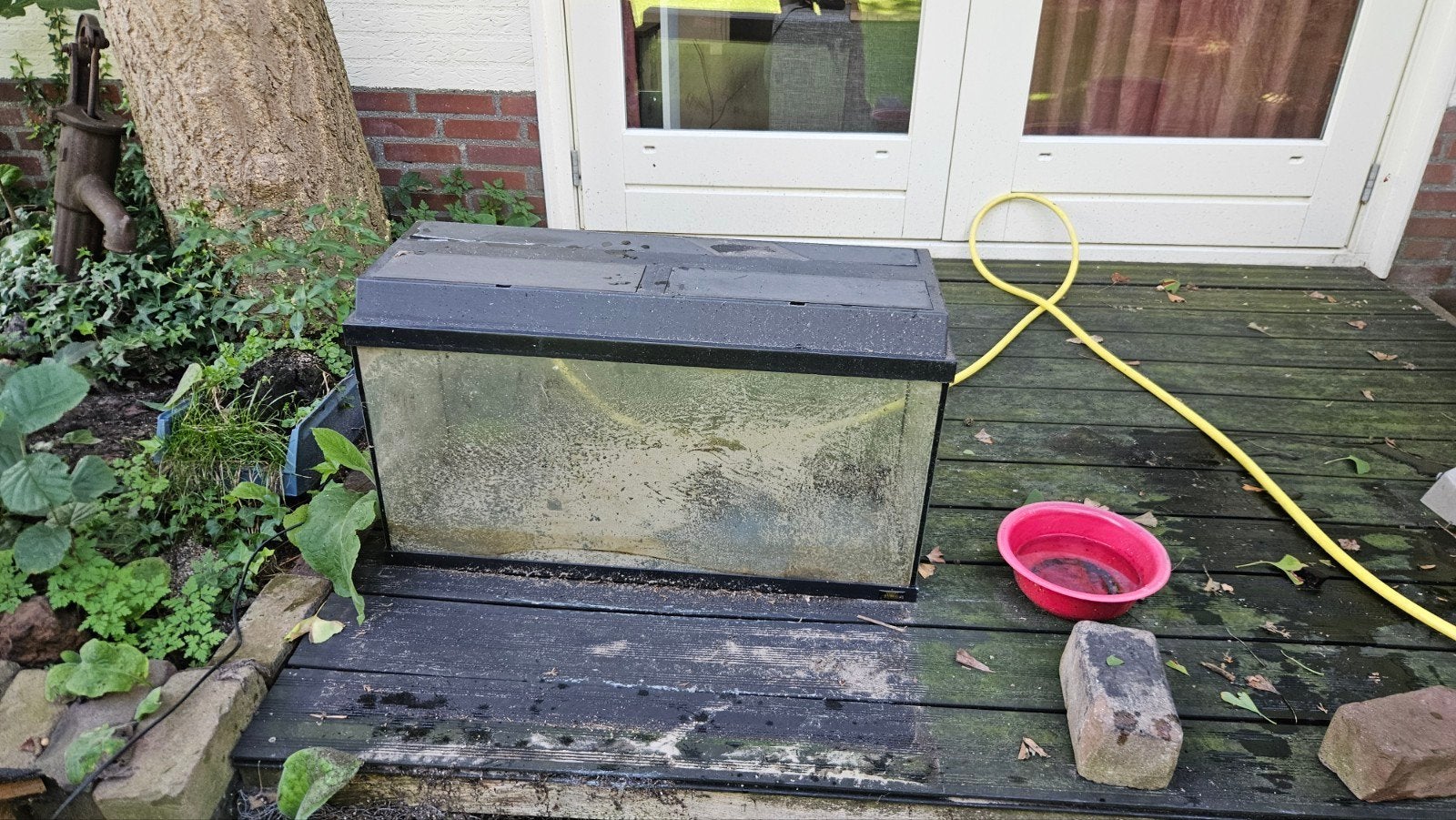 aquarium terrarium 80x30x45, Dieren en Toebehoren, Ophalen, Gebruikt, Leeg aquarium