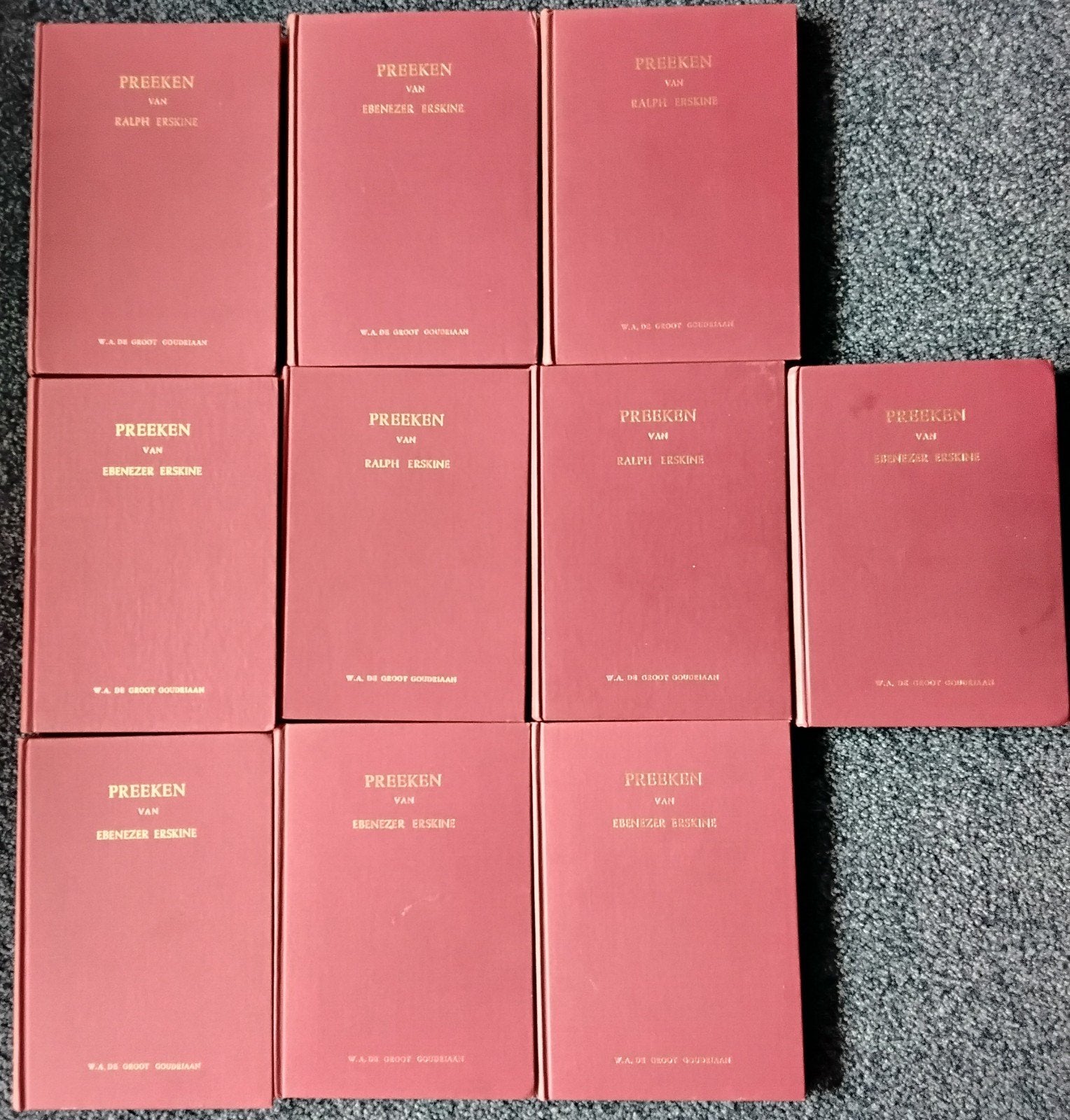Ebenezer en Ralph Erskine - Preeken. 10 Delen, Boeken, Ophalen of Verzenden, Gelezen, Ebenezer en Ralph Erskine, Christendom | Protestants