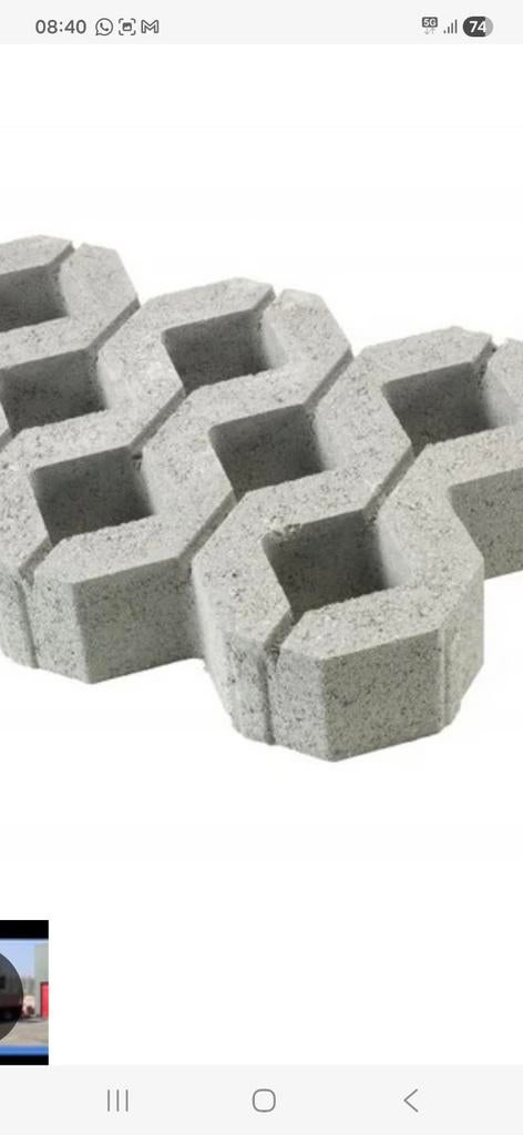Grasbeton tegels gezocht, Ophalen, Beton, Terrastegels