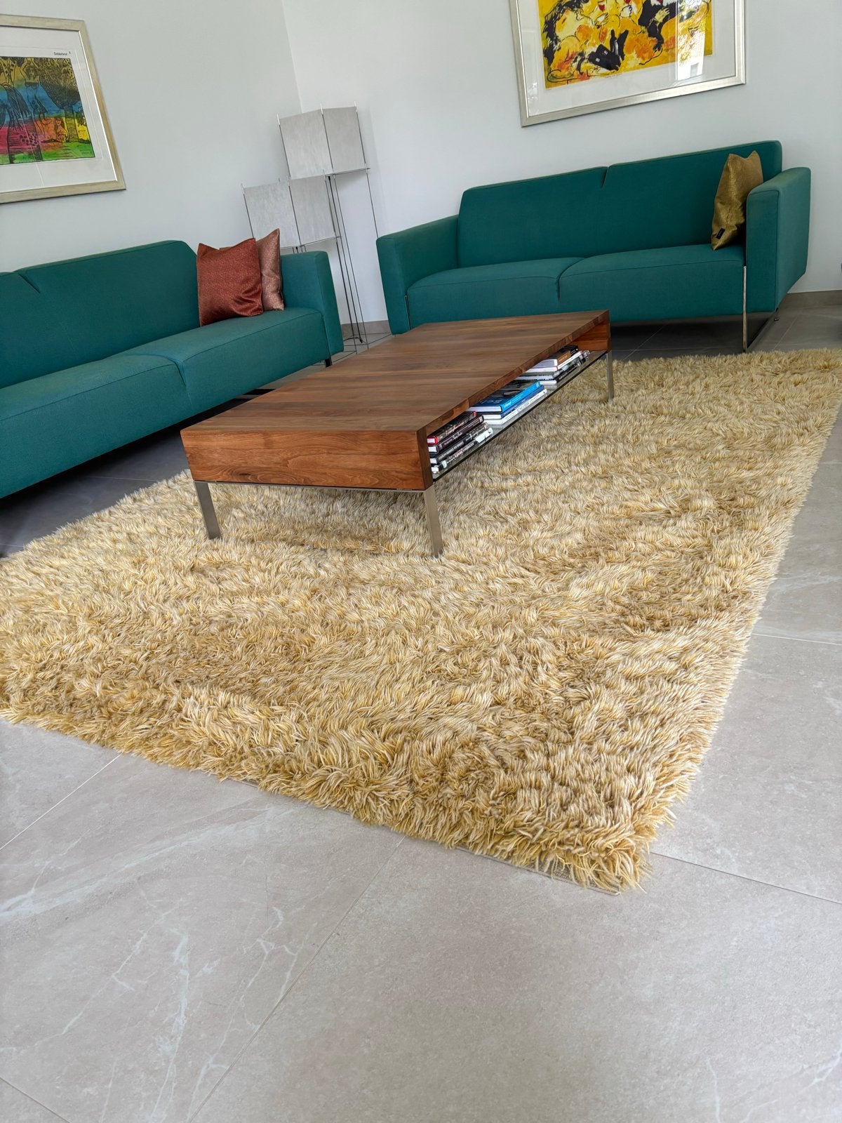 Vloerkleed Kassandra van De Millenerpoort - 270x200 cm, Ophalen, Gebruikt, Geel, 150 tot 200 cm