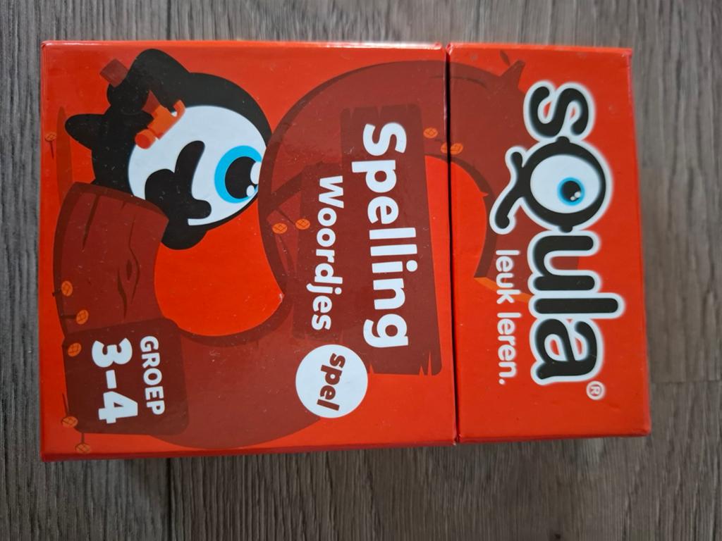 Squla Spel Spelling Woordjes Groep 3-4 - Zo goed als nieuw, Ophalen of Verzenden, Zo goed als nieuw, Identity Games