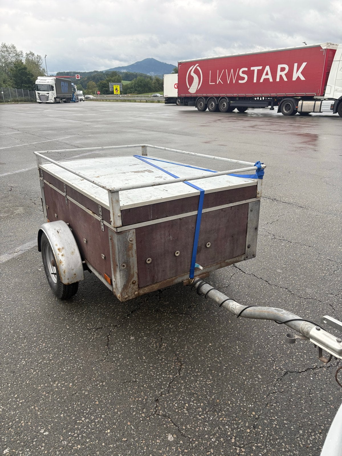Compacte aanhangwagen/bagagewagen, Ophalen, Gebruikt