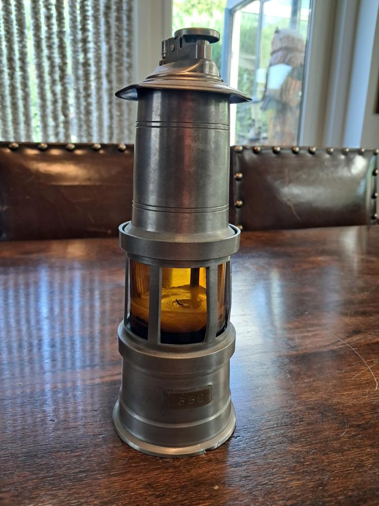 Vintage mijnwerkerslamp aansteker - uniek verzamelobject, Ophalen of Verzenden