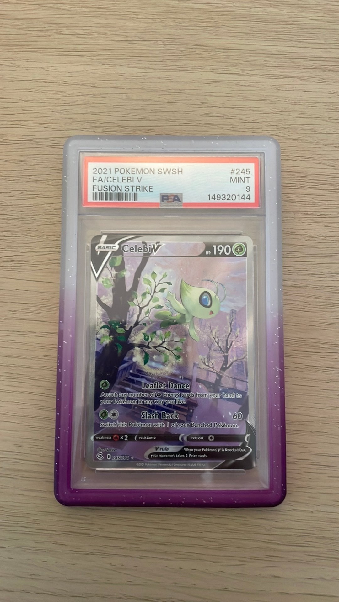 Celebi V #245 PSA 9, Ophalen of Verzenden, Zo goed als nieuw