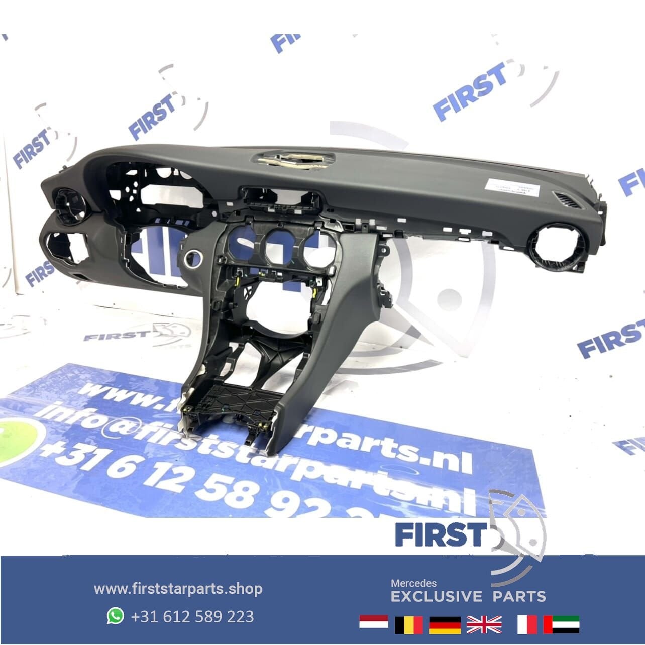 W205 C205 S205 DASHBOARD Mercedes C Klasse leer AMG Line 201, Auto-onderdelen, Dashboard en Schakelaars, Gebruikt, -, Ophalen of Verzenden