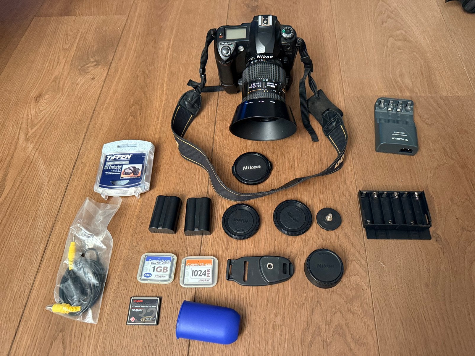 Nikon d70 spiegelreflex camera, Ophalen of Verzenden, Gebruikt, GoPro