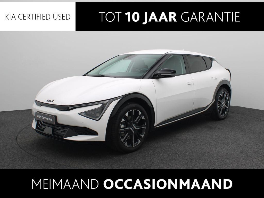 Kia EV6 Plus 84 kWh | bijtelling 17%| stoel- & stuurverwarmi, Automaat, Achterwielaandrijving, 1960 kg, Wit