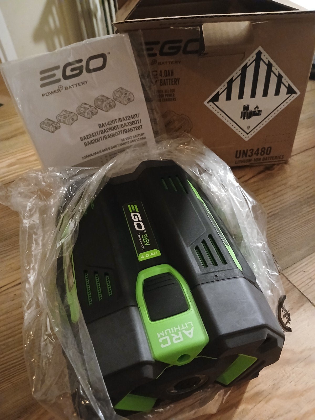 ego 4ah accu nieuw, Tuin en Terras, Ophalen of Verzenden, Nieuw, Ego
