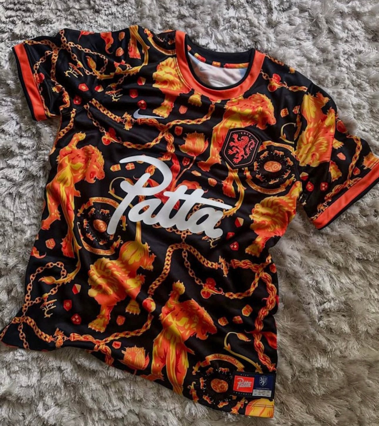Patta x Netherlands x Nike t-shirt maat 3XL, Groter dan maat XL, Verzenden, Nieuw, Shirt