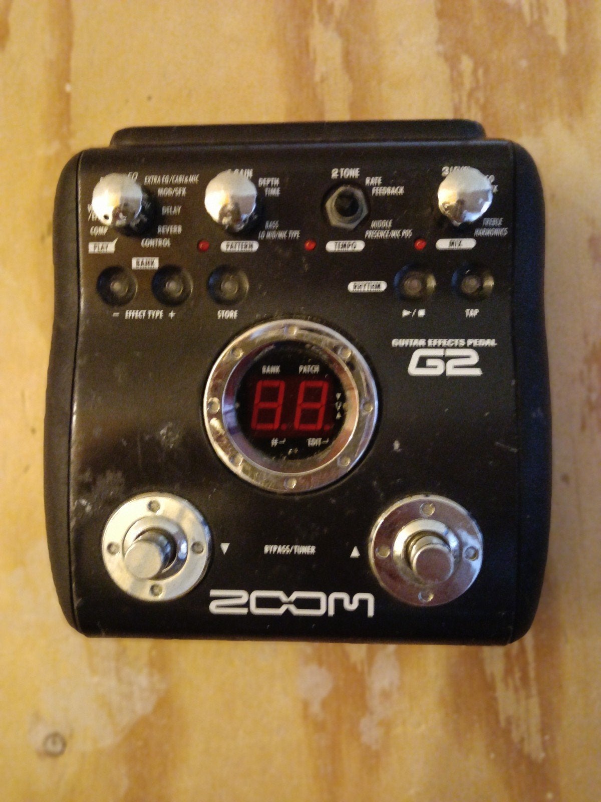 Zoom G2 Multi-effect Gitaarpedaal (Werkt op Batterijen), Ophalen of Verzenden, Gebruikt, Multi-effect