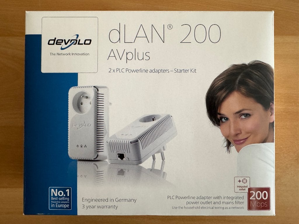 Devolo dLAN 200 AVplus Starter Kit, Computers en Software, Powerlines, Ophalen of Verzenden, Gebruikt, KPN / Devolo