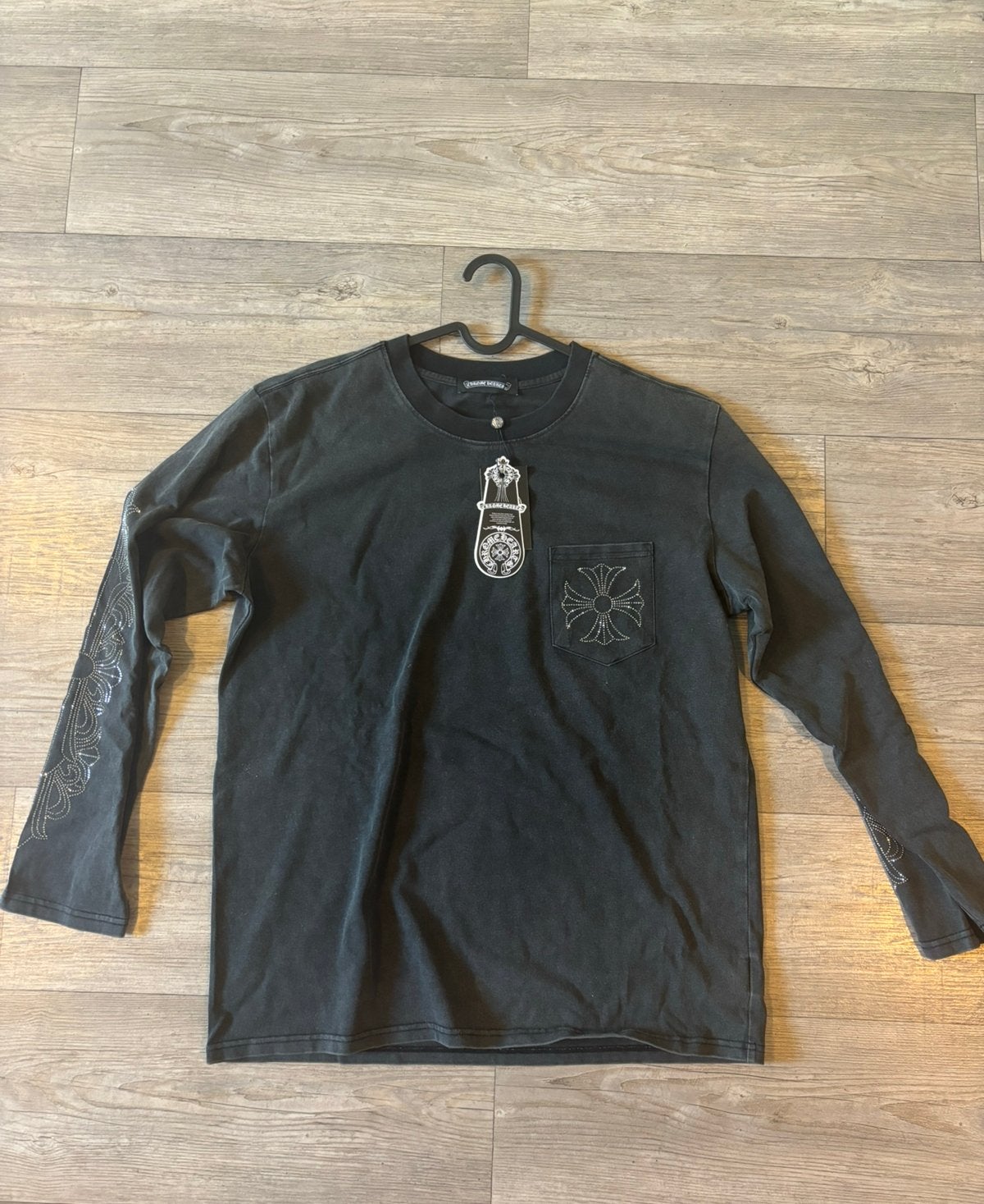 Chrome Hearts longsleeve, Kleding | Heren, Ophalen of Verzenden, Nieuw, Maat 52/54 (L), Grijs