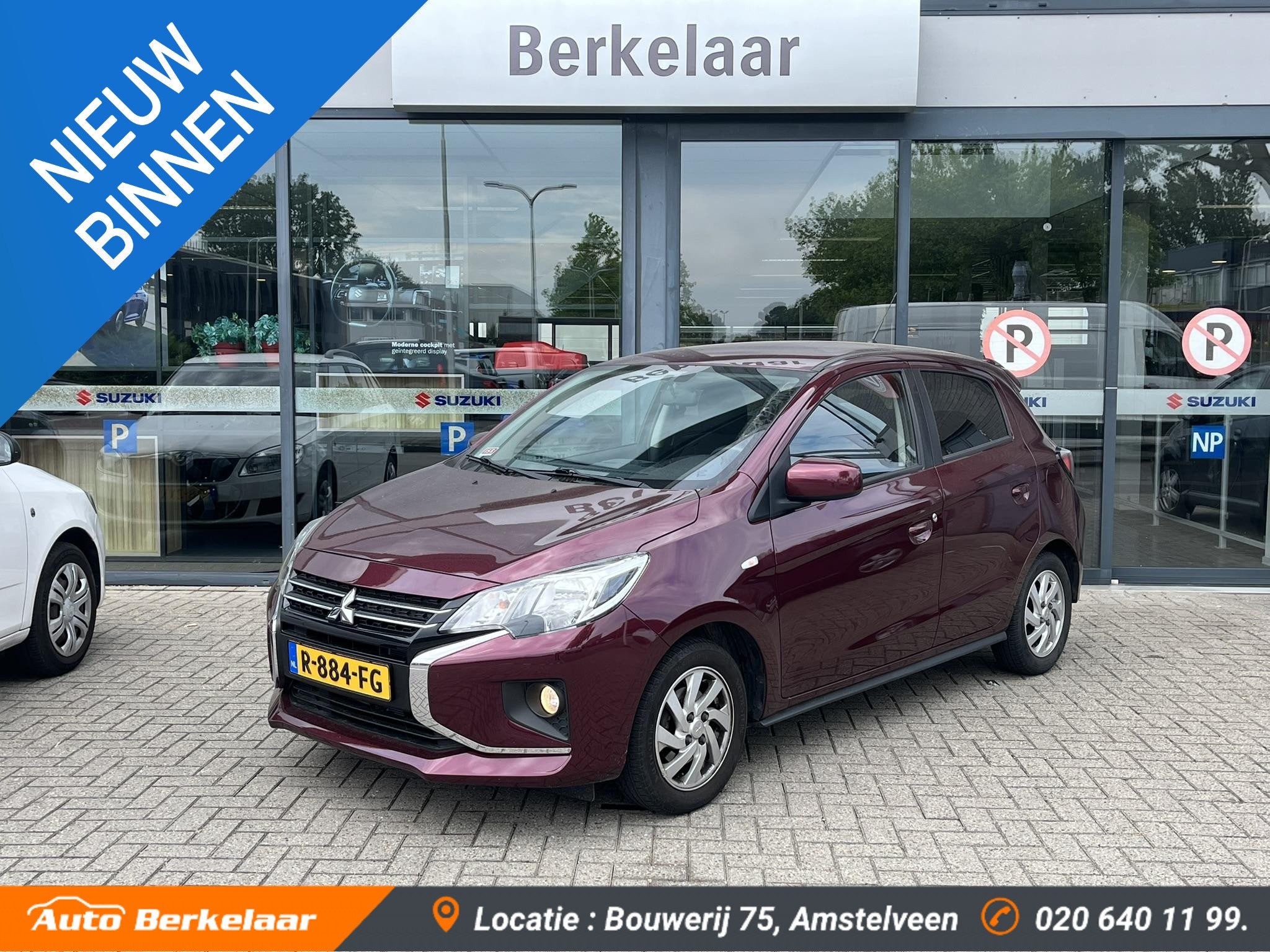 Mitsubishi Space Star 1.2 Dynamic Automaat | Achteruitrijcam, Stof, Gebruikt, Start-stop-systeem, Origineel Nederlands