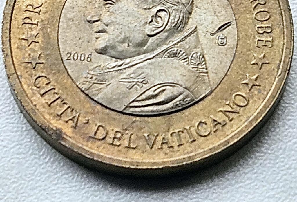 Vaticaanstad 1 Euro proefmunt (essaitrial) uit 2006, Postzegels en Munten, Munten | Europa | Euromunten, Ophalen of Verzenden
