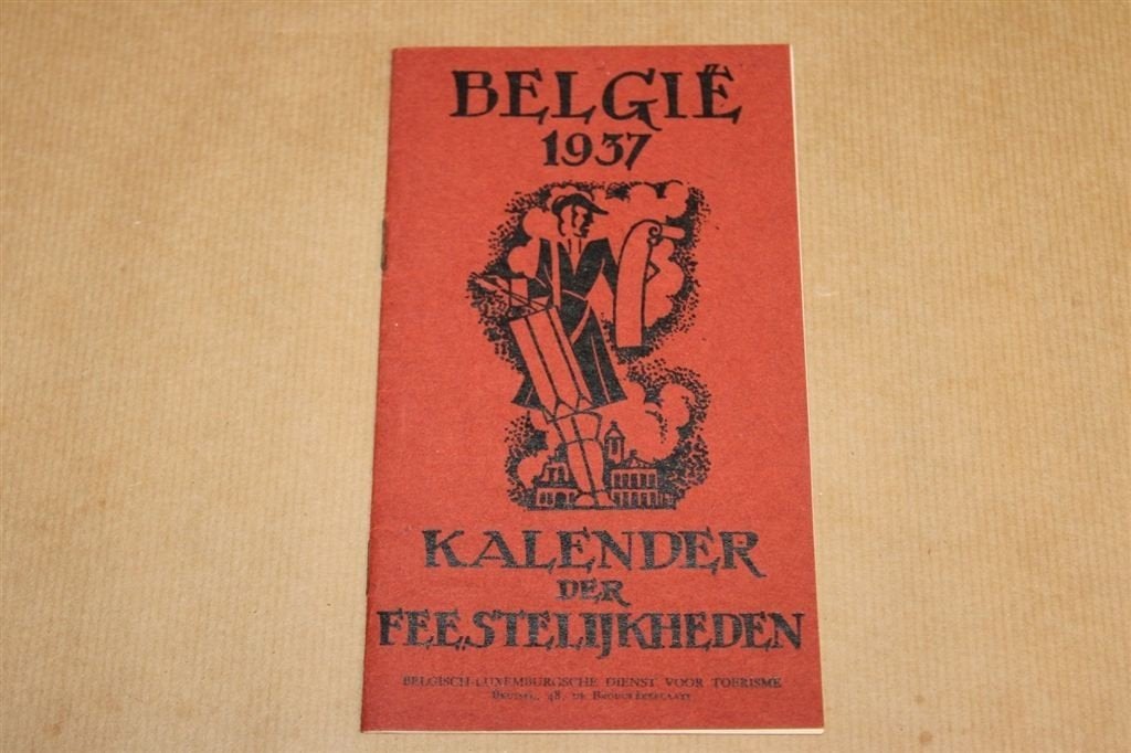 België - Kalender der feestelijkheiden - 1937 !!, Ophalen of Verzenden, Zo goed als nieuw, Europa