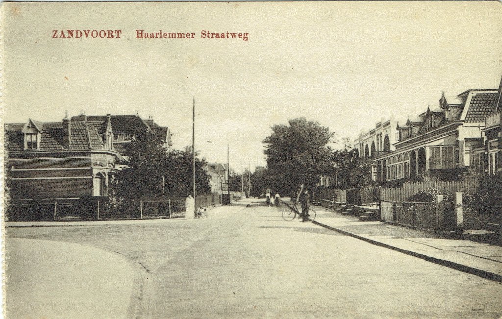 Ansichtkaart Zandvoort Haarlemmer Straatweg, Verzenden, Voor 1920, Ongelopen, Noord-Holland