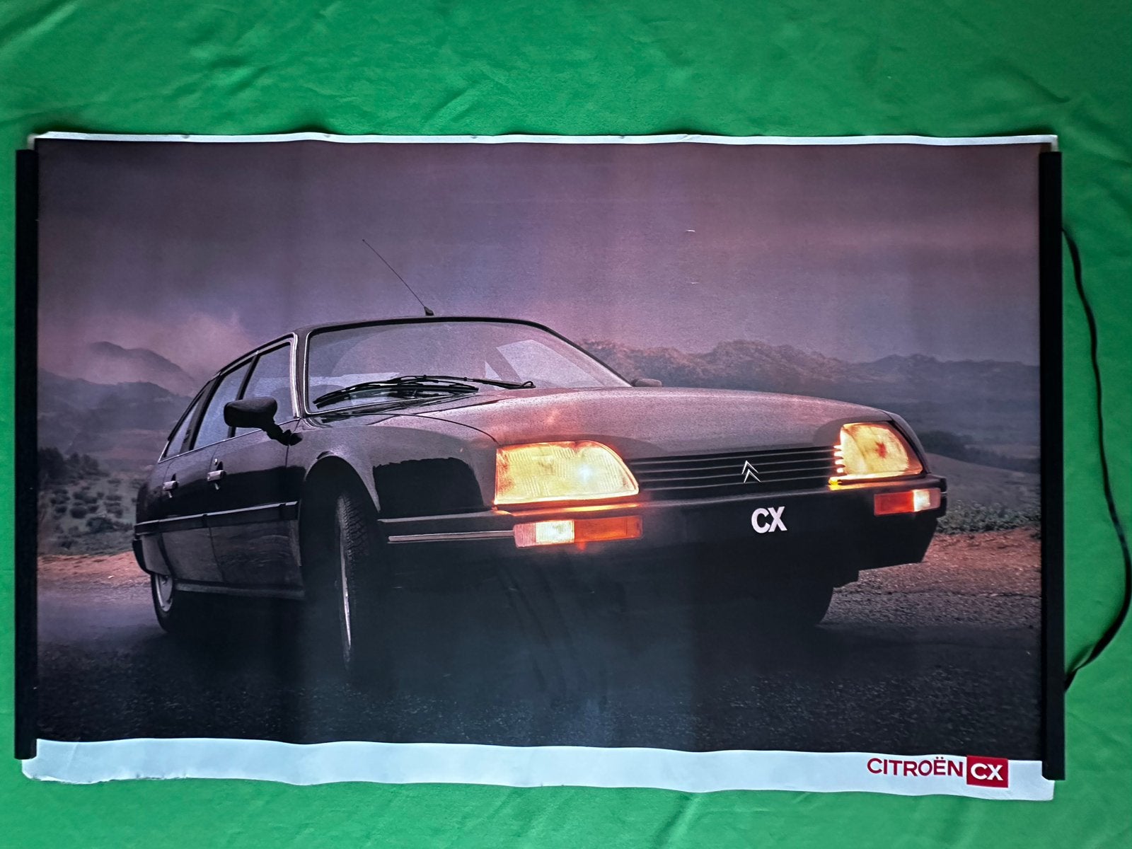 Citroën CX poster XL. Oud en origineel! Afm: 119x75 cm, Verzamelen, Ophalen of Verzenden, Zo goed als nieuw, Auto's