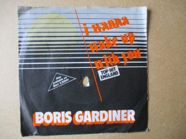s2377 boris gardiner - i wanna wake up with you, Cd's en Dvd's, Ophalen, Gebruikt, 7 inch, Overige genres