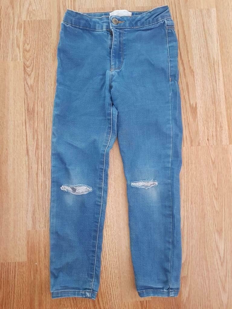 Stoere Zara Girls spijkerbroek/jegging met gaten – maat 110, Ophalen of Verzenden, Zara girls, Meisje, Broek