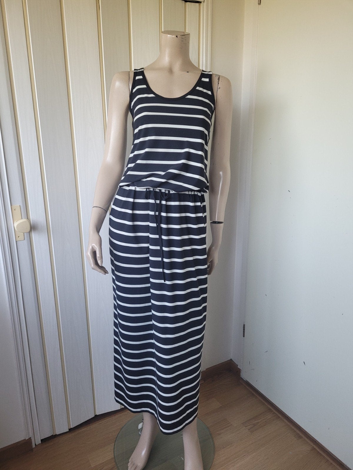 Studio Anneloes travel maxi jurk strepen maat M/38, Maat 38/40 (M), Ophalen of Verzenden, Zo goed als nieuw, Onder de knie