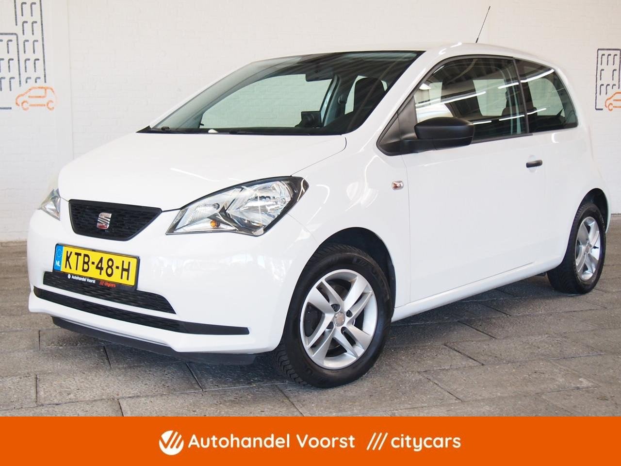 SEAT Mii 1.0 Style Airco (APK:Nieuw) Incl.Garantie, Voorwielaandrijving, Stof, Gebruikt, Met garantie (alle)