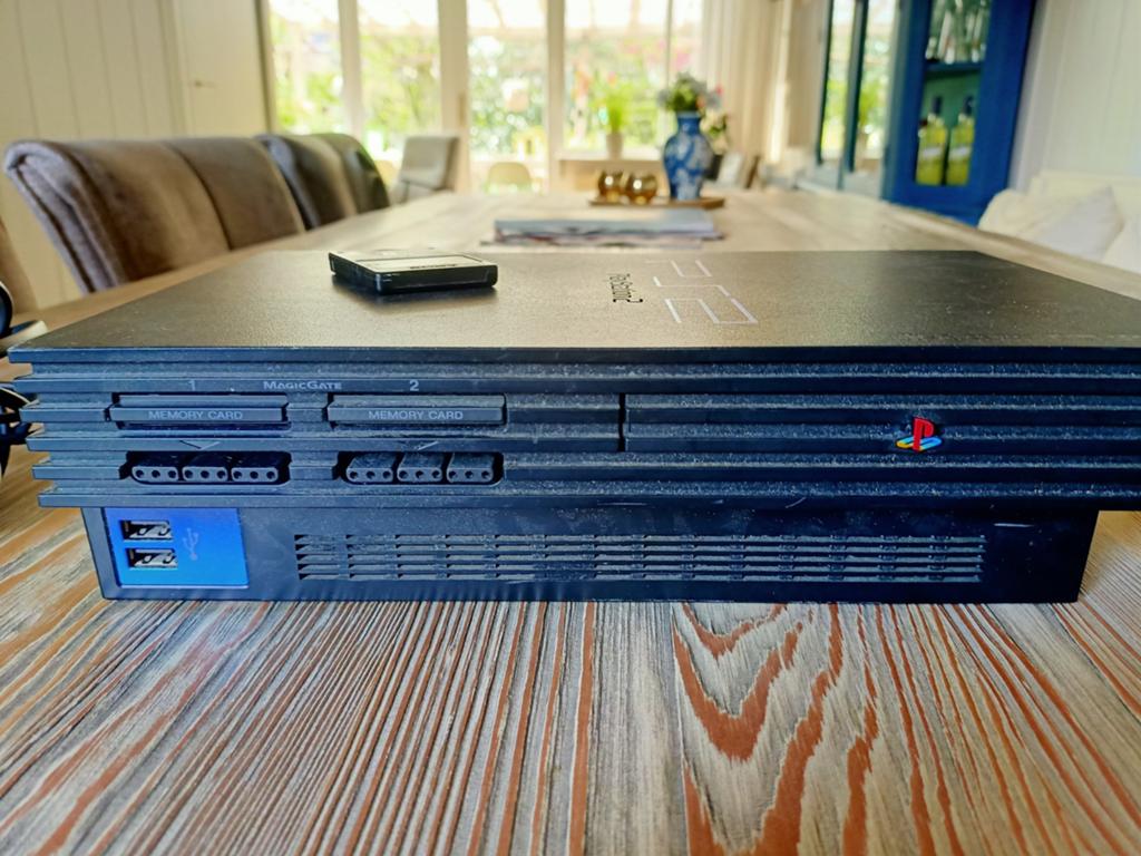 Sony Playstation 2 console SCPH-50004, Spelcomputers en Games, Spelcomputers | Sony PlayStation 2, Ophalen, Gebruikt, Met geheugenkaart