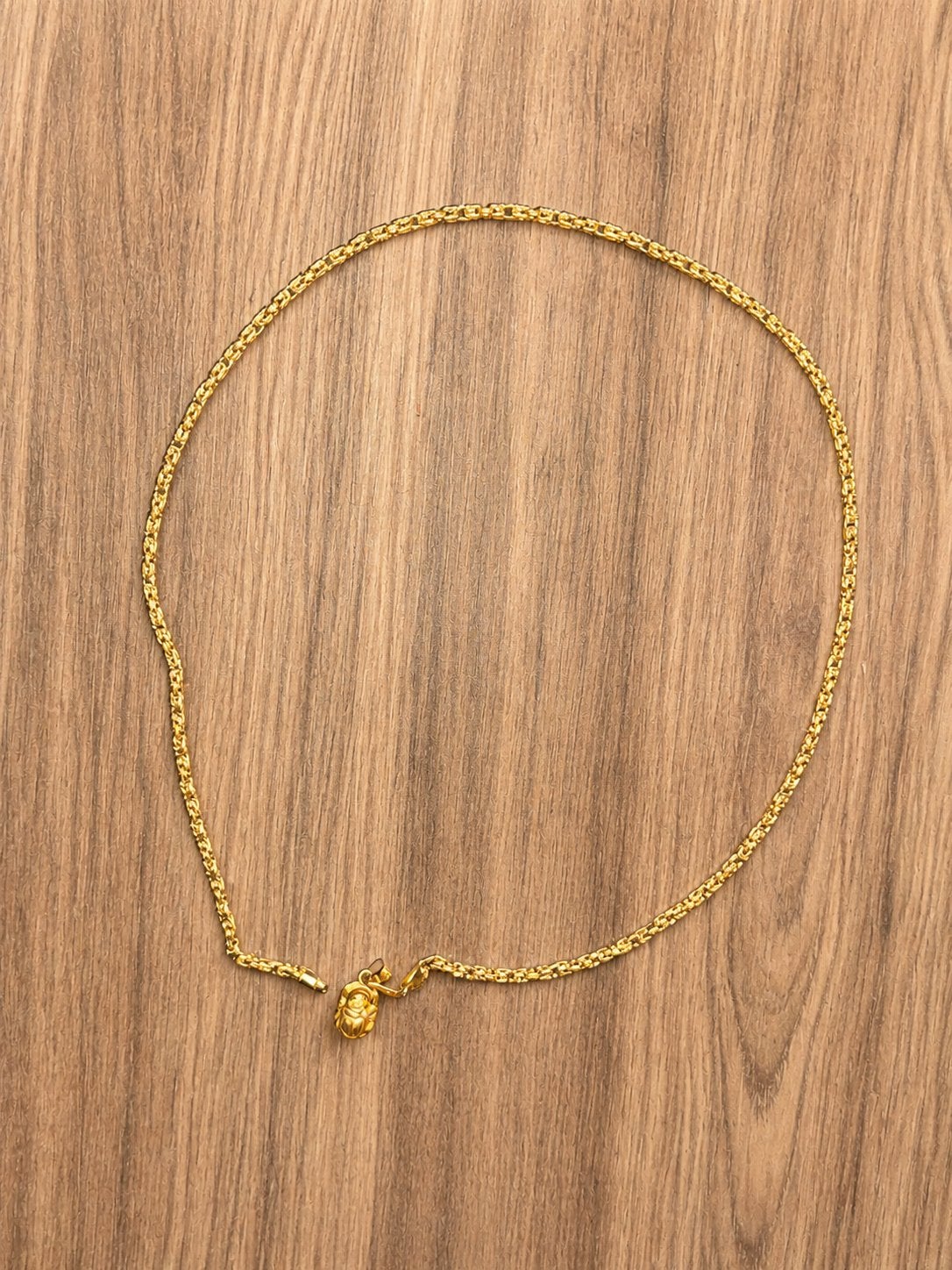18 Karaat Gouden koinings Ketting met Hanger, Ophalen, Gebruikt, Goud, Met hanger