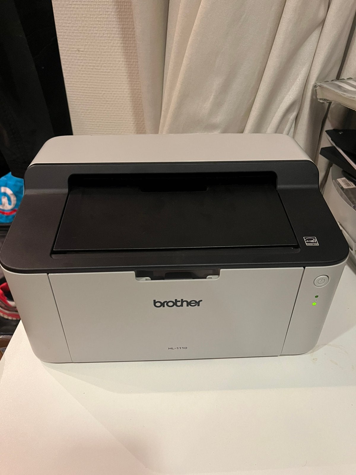 Brother HL-1110 laserprinter en 2 toners, Zwart-en-wit printen, Gebruikt, Printer, Ophalen of Verzenden