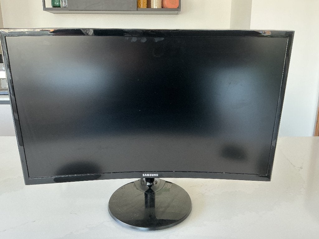 Samsung 24 inch Curved monitor C24F390FHR, 3 tot 5 ms, VA, Full HD, Zo goed als nieuw