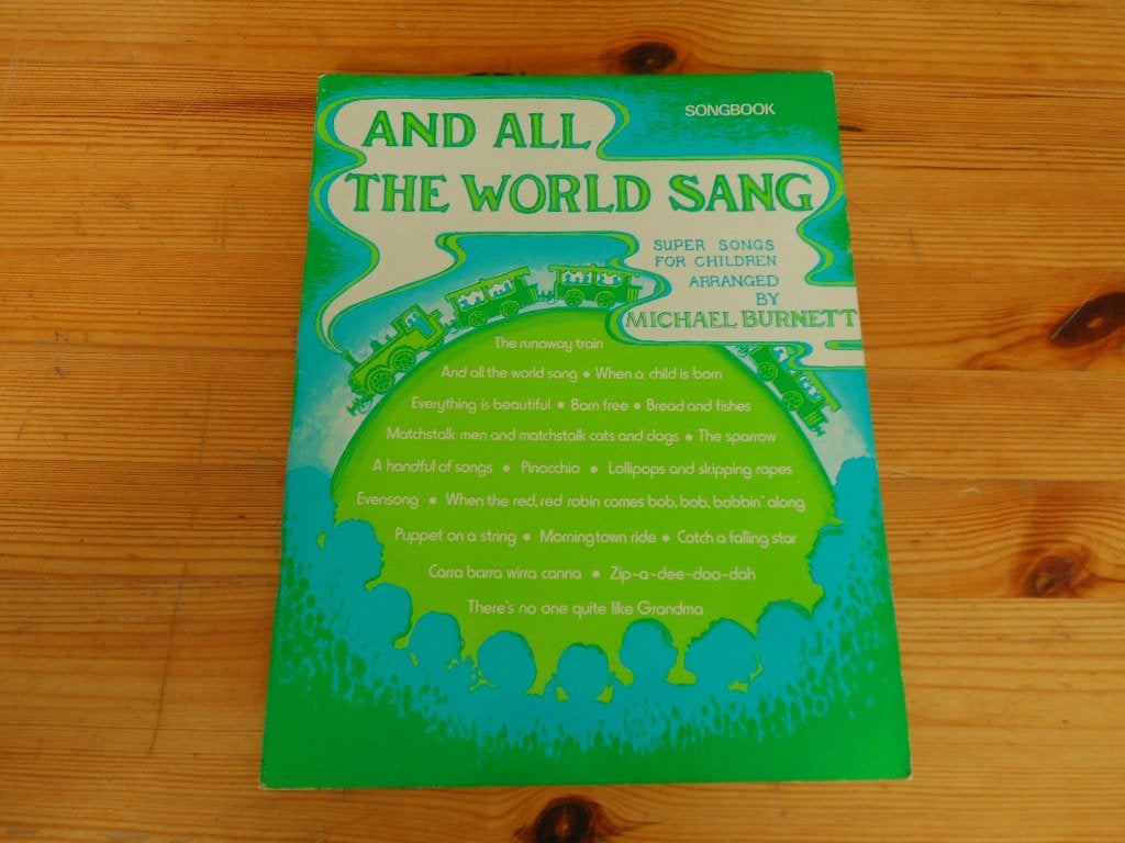 And all the world sang - michael burnett, Muziek en Instrumenten, Bladmuziek, Zang, Gebruikt, Ophalen of Verzenden, Artiest of Componist