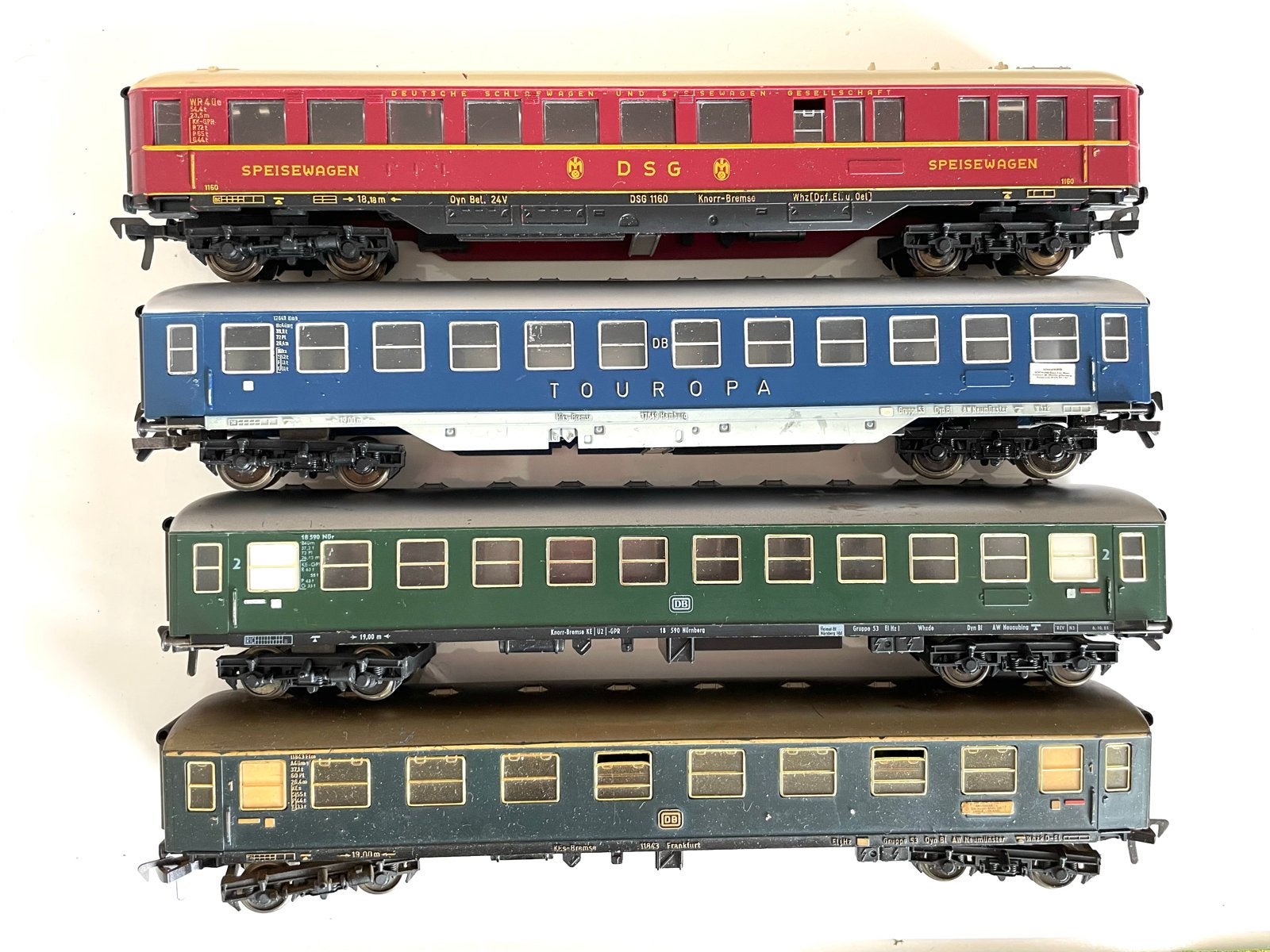 Fleischmann HO Wagons Haakkoppelingen, Hobby en Vrije tijd, Modeltreinen | H0, Gebruikt, Gelijkstroom, -, Fleischmann
