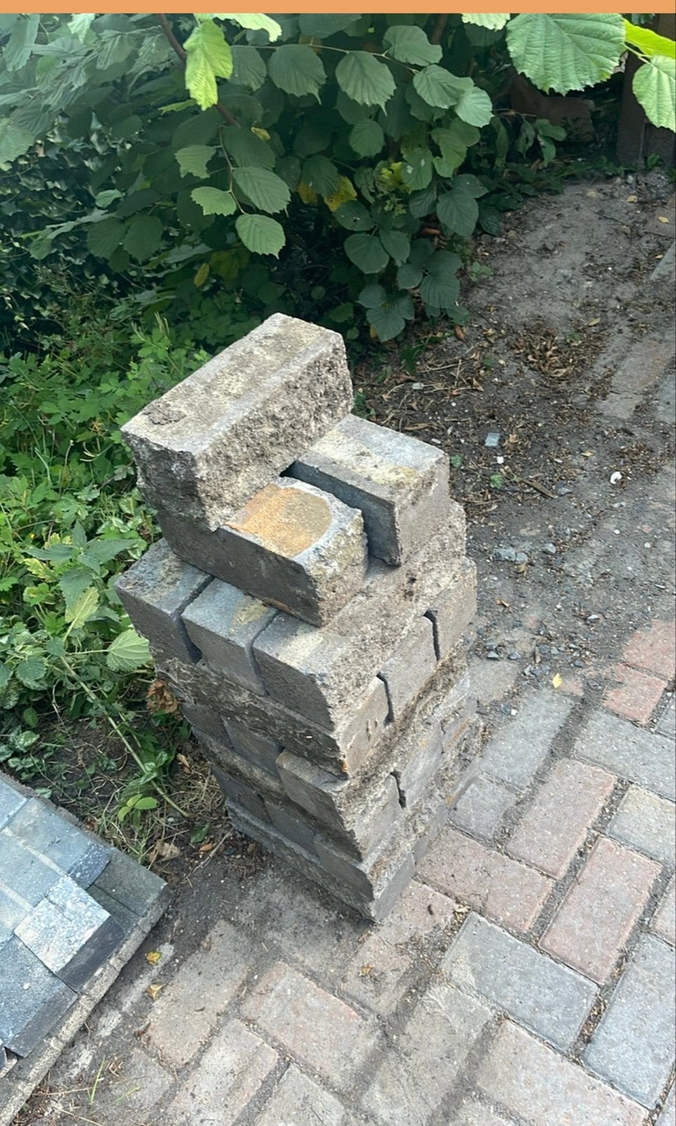 Lijm blokken, Doe-het-zelf en Verbouw, Ophalen, Gebruikt, Beton