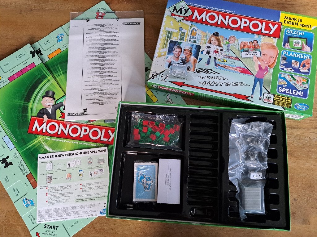 MY Monopoly - zeldzamere uitgave van je eigen monopolyspel, Hobby en Vrije tijd, Een of twee spelers, Ophalen of Verzenden, Nieuw